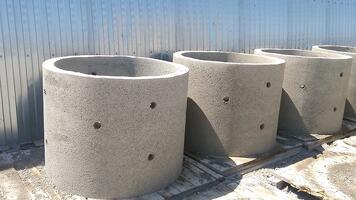 Бетонные кольца 1 метр: внешний вид